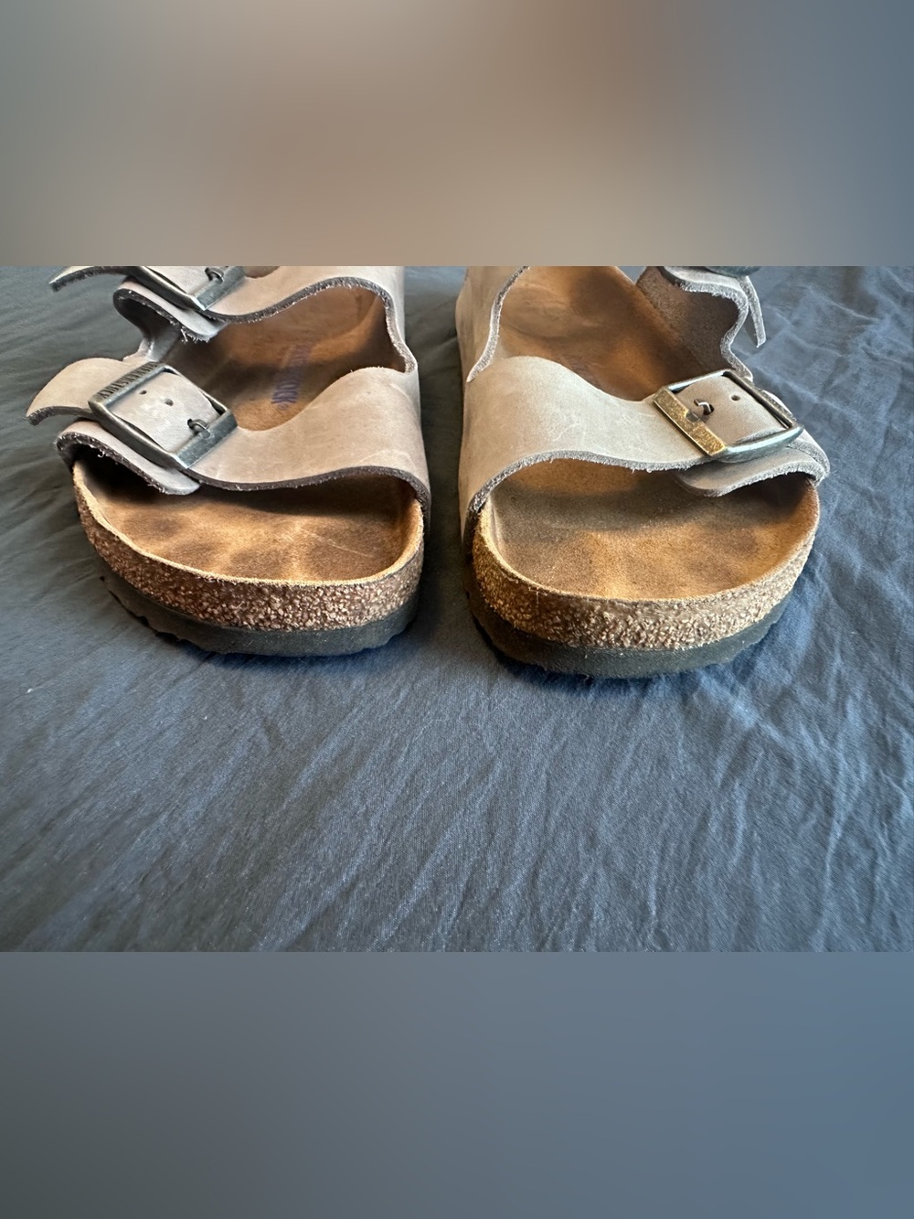 Birkenstock Arizona Sandals gray-ish tan color - Size 43 - Picture 8 of 11